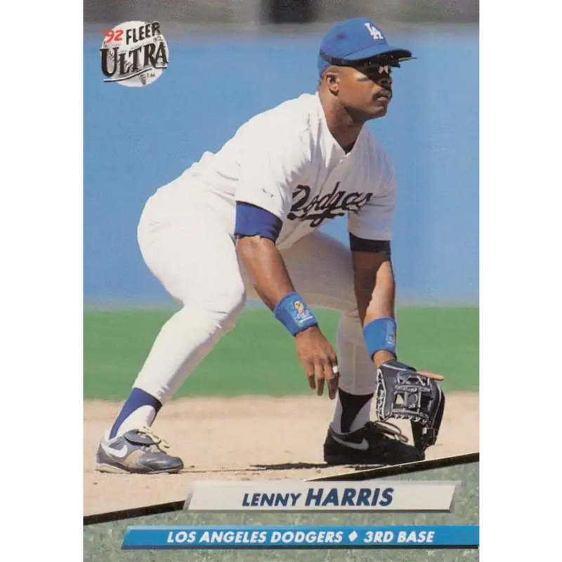 1992 Fleer Ultra #211 Lenny Harris NM-MT Los Angeles Dodgers Baseball Card - Baseball Card Single