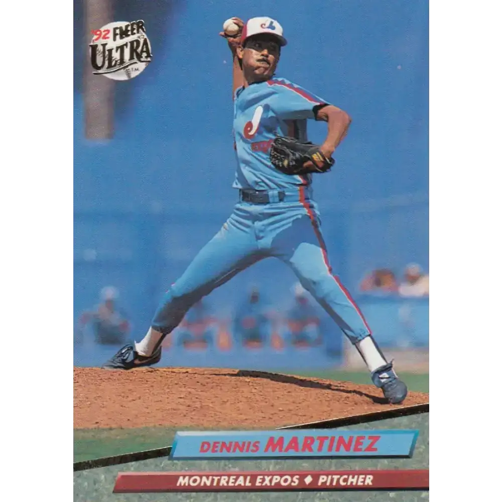 1992 Fleer Ultra #223 Dennis Martinez NM-MT Montreal Expos Baseball Card - Baseball Card Single