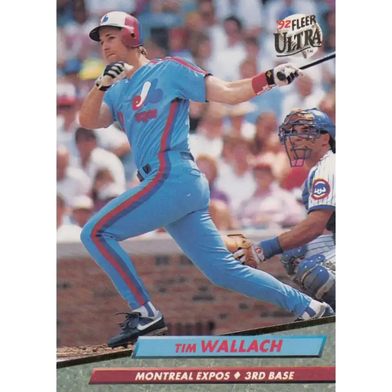 1992 Fleer Ultra #226 Tim Wallach NM-MT Montreal Expos Baseball Card - Baseball Card Single