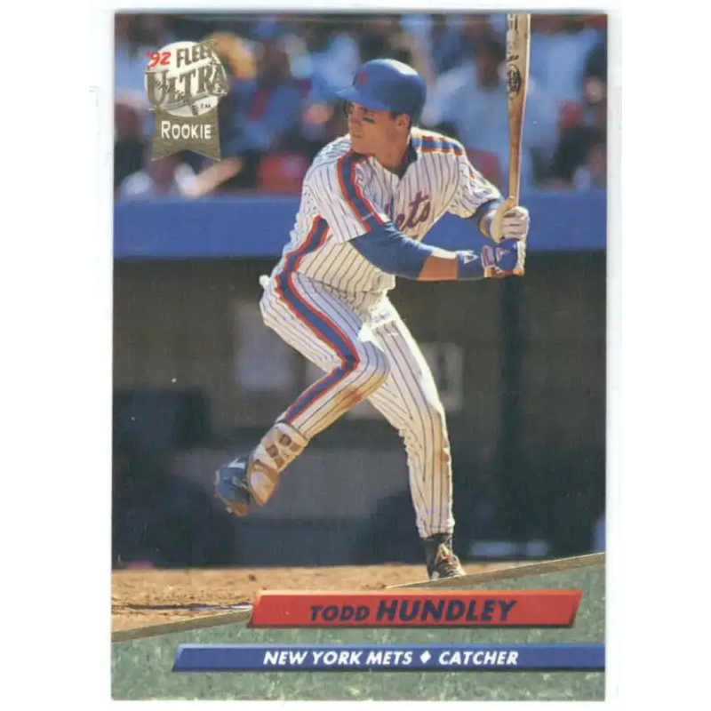 1992 Fleer Ultra #233 Todd Hundley NM-MT New York Mets Baseball Card - Baseball Card Single