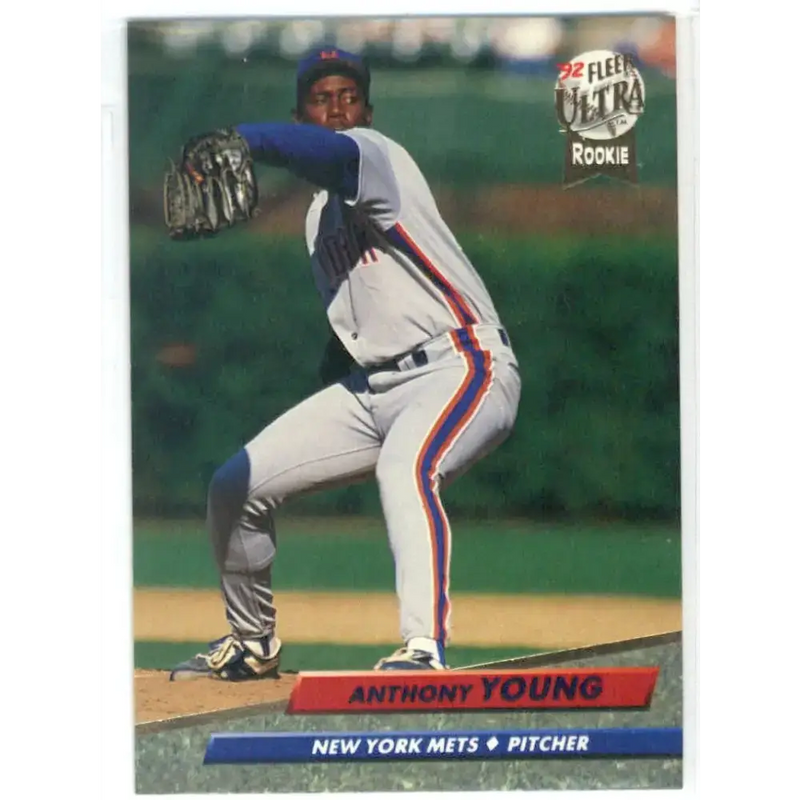 1992 Fleer Ultra #238 Anthony Young NM-MT New York Mets Baseball Card - Baseball Card Single