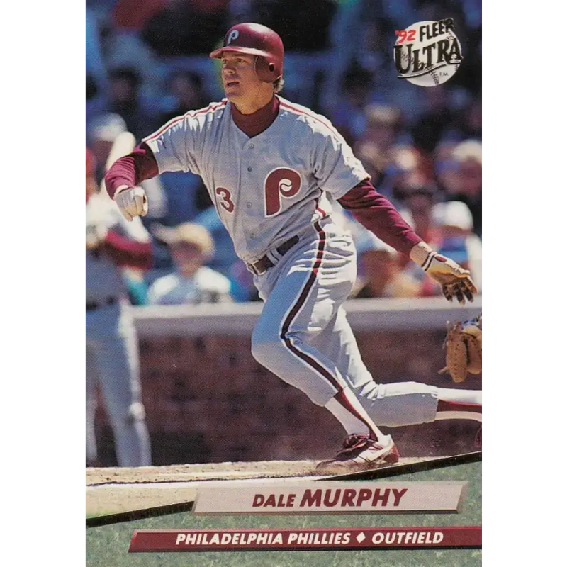 1992 Fleer Ultra #249 Dale Murphy NM-MT Philadelphia Phillies Baseball Card - Baseball Card Single