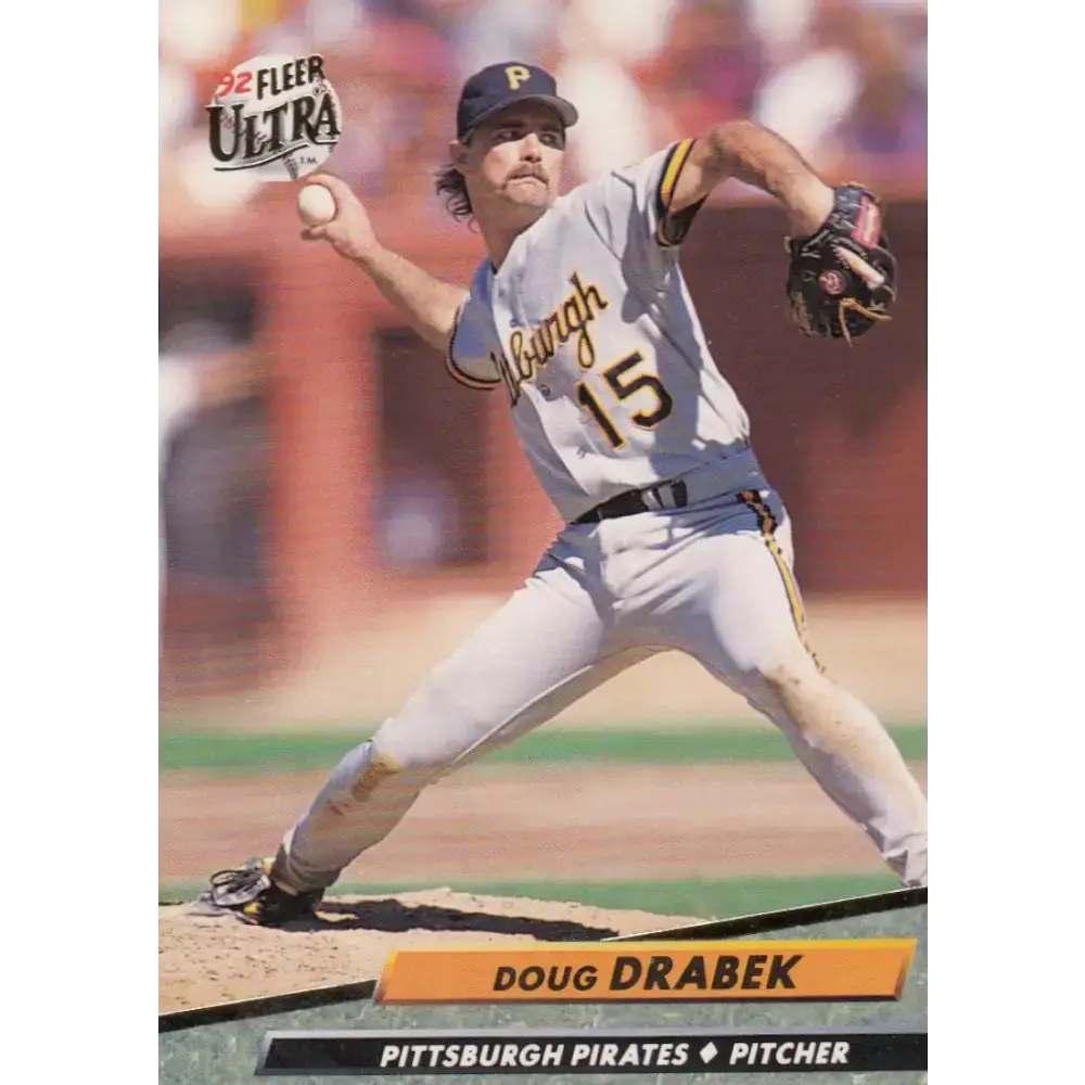 1992 Fleer Ultra #253 Doug Drabek NM-MT Pittsburgh Pirates Baseball Card - Baseball Card Single