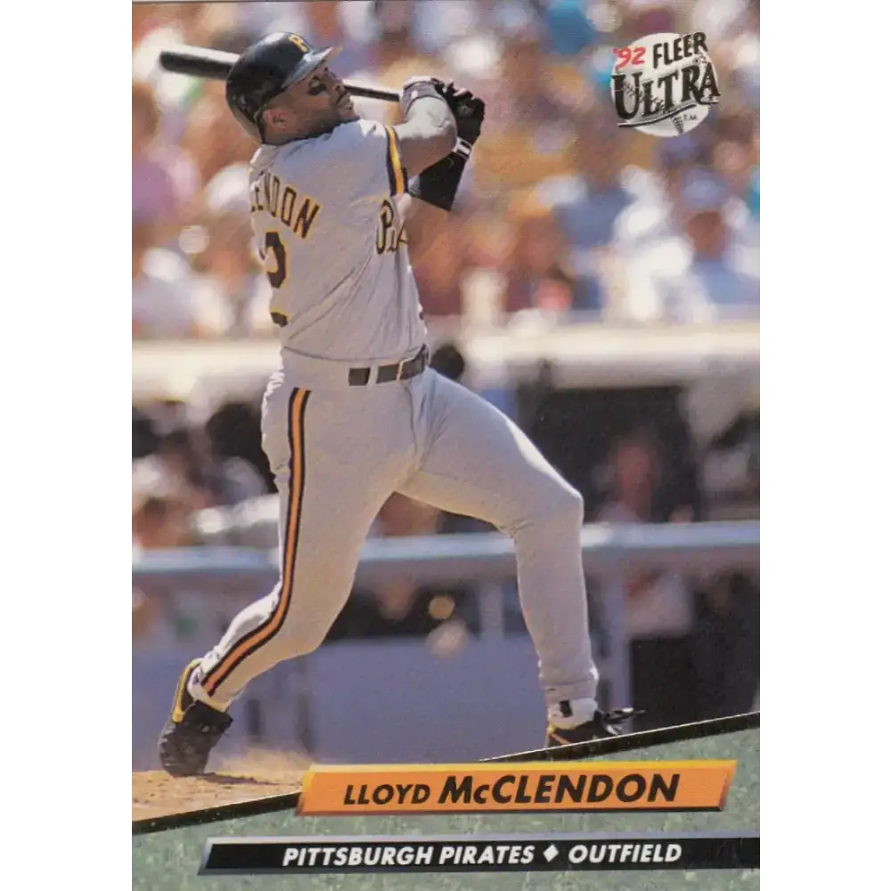 1992 Fleer Ultra #256 Lloyd McClendon NM-MT Pittsburgh Pirates Baseball Card - Baseball Card Single