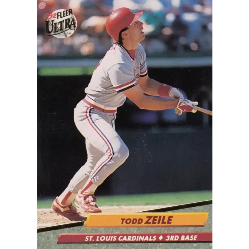 1992 Fleer Ultra #273 Todd Zeile NM-MT St. Louis Cardinals Baseball Card - Baseball Card Single