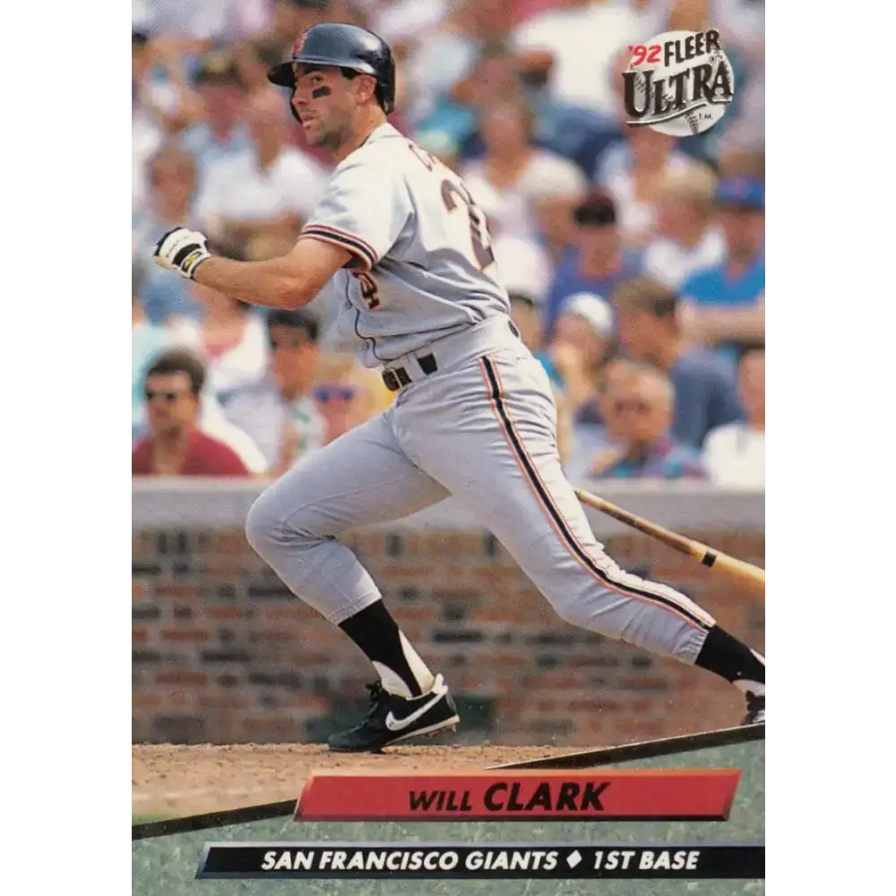 1992 Fleer Ultra #287 Will Clark NM-MT San Francisco Giants Baseball Card - Baseball Card Single