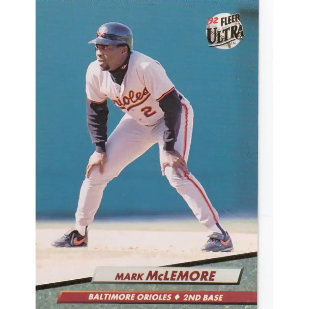1992 Fleer Ultra #304 Mark McLemore NM-MT Baltimore Orioles Baseball Card - Baseball Card Single