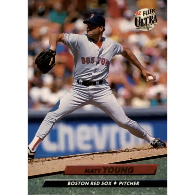 1992 Fleer Ultra #320 Matt Young NM-MT Boston Red Sox Baseball Card - Baseball Card Single