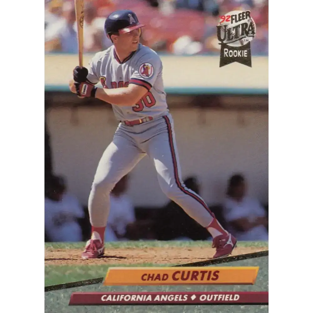 1992 Fleer Ultra #323 Chad Curtis NM-MT RC Rookie California Angels Baseball Card - Baseball Card Single