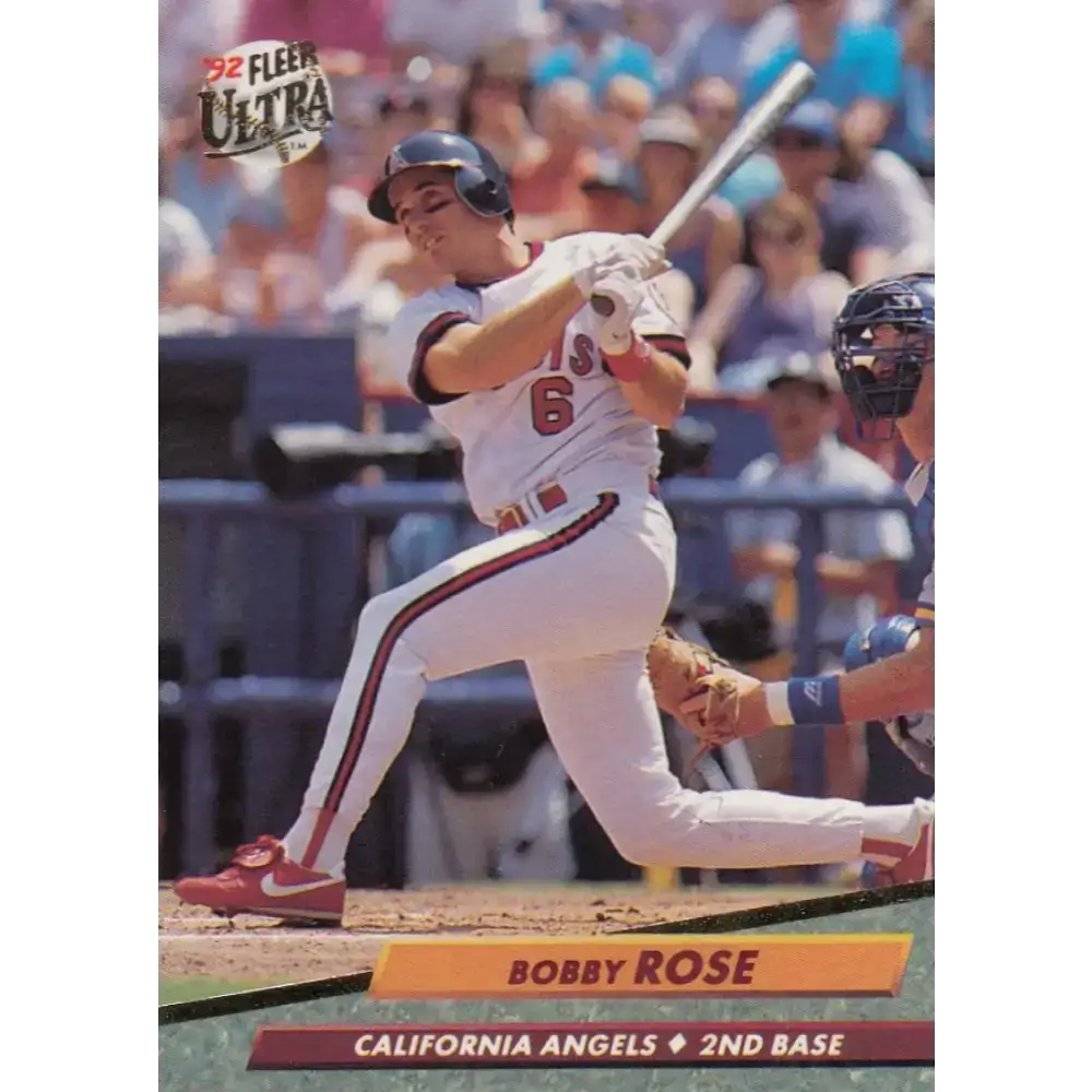 1992 Fleer Ultra #330 Bobby Rose NM-MT California Angels Baseball Card - Baseball Card Single