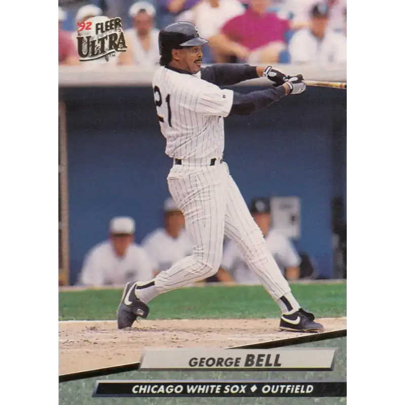 1992 Fleer Ultra #332 George Bell NM-MT Chicago White Sox Baseball Card - Baseball Card Single