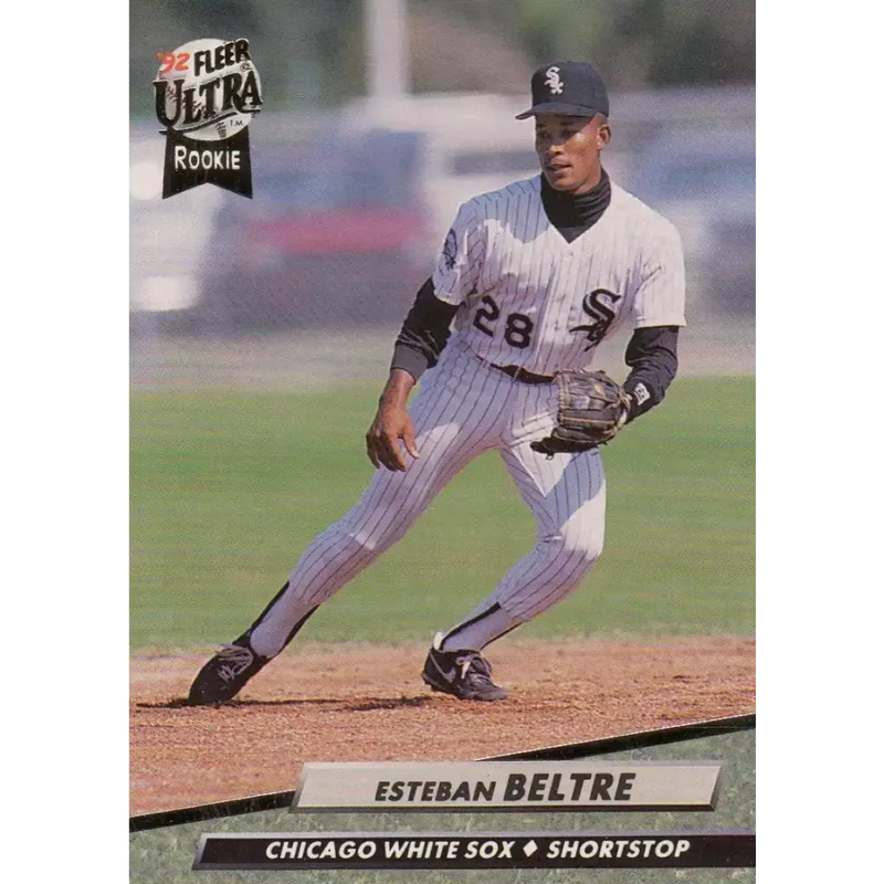 1992 Fleer Ultra #333 Esteban Beltre NM-MT RC Rookie Chicago White Sox Baseball Card - Baseball Card Single