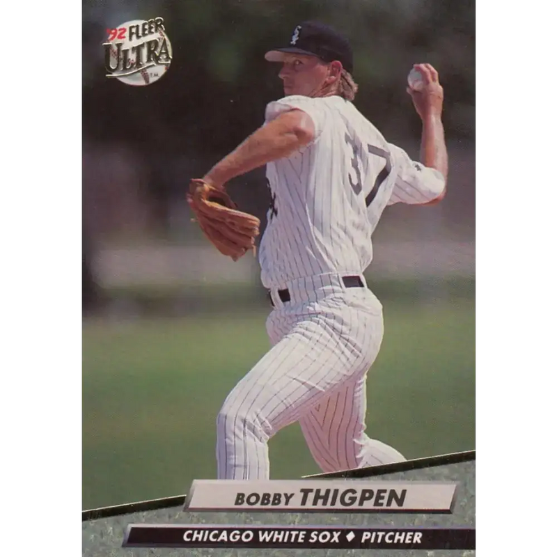 1992 Fleer Ultra #342 Bobby Thigpen NM-MT Chicago White Sox Baseball Card - Baseball Card Single