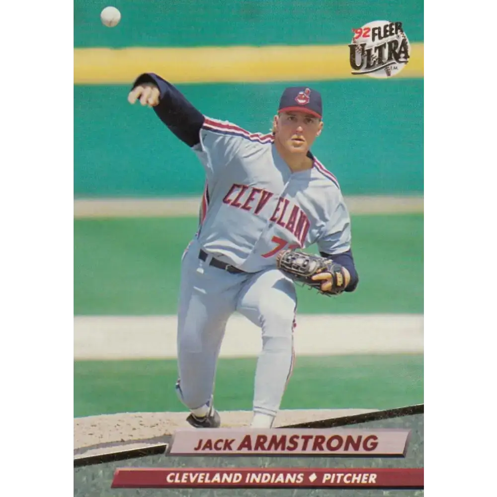 1992 Fleer Ultra #344 Jack Armstrong NM-MT Cleveland Indians Baseball Card - Baseball Card Single
