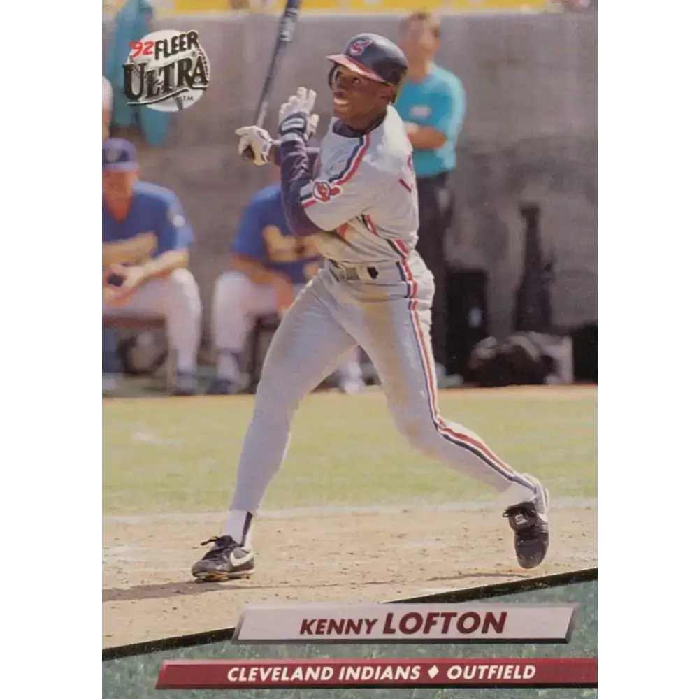 1992 Fleer Ultra #350 Kenny Lofton NM-MT Cleveland Indians Baseball Card - Baseball Card Single