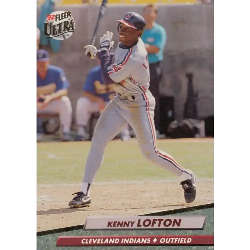 1992 Fleer Ultra #350 Kenny Lofton NM-MT Cleveland Indians Baseball Card - Baseball Card Single