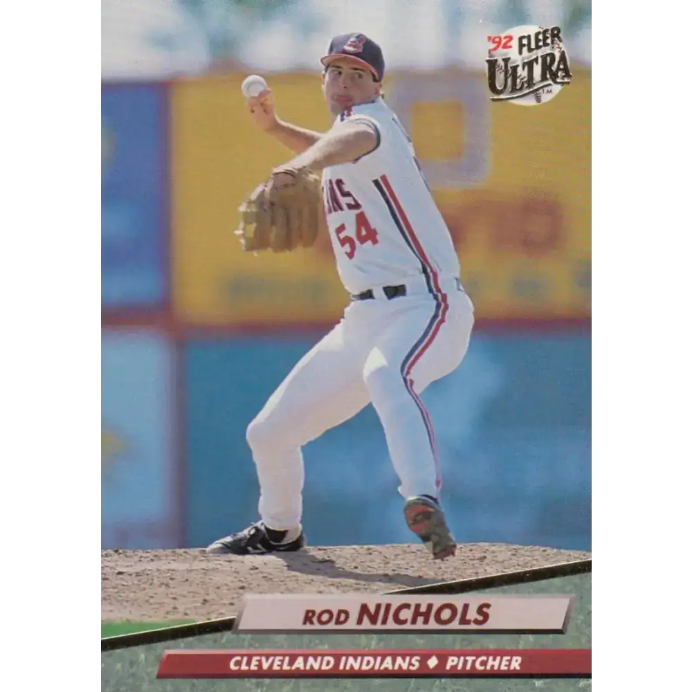 1992 Fleer Ultra #352 Rod Nichols NM-MT Cleveland Indians Baseball Card - Baseball Card Single