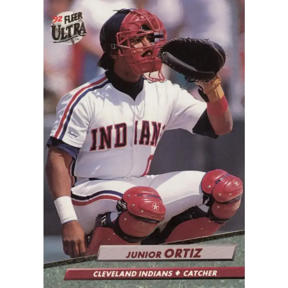 1992 Fleer Ultra #353 Junior Ortiz NM-MT Cleveland Indians Baseball Card - Baseball Card Single