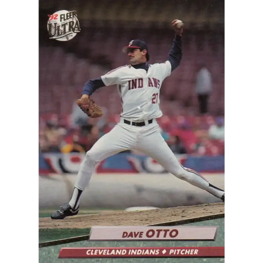 1992 Fleer Ultra #354 Dave Otto NM-MT Cleveland Indians Baseball Card - Baseball Card Single