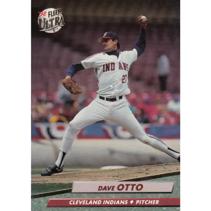 1992 Fleer Ultra #354 Dave Otto NM-MT Cleveland Indians Baseball Card - Baseball Card Single