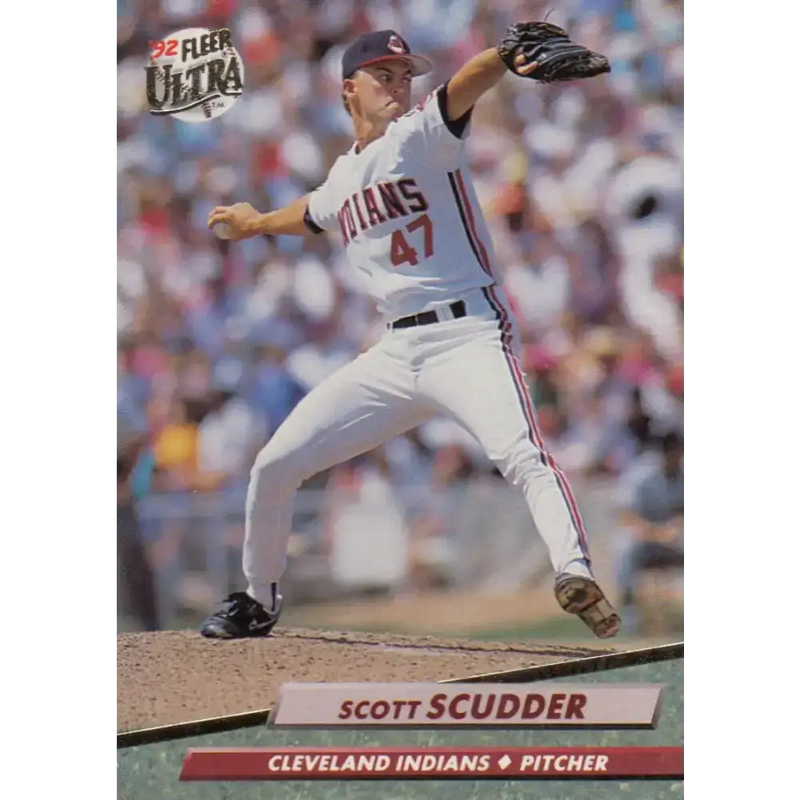 1992 Fleer Ultra #356 Scott Scudder NM-MT Cleveland Indians Baseball Card - Baseball Card Single