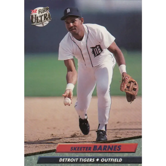 1992 Fleer Ultra #358 Skeeter Barnes NM-MT Detroit Tigers Baseball Card - Baseball Card Single
