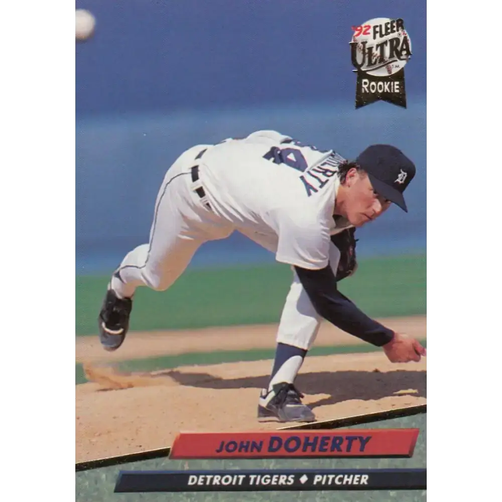 1992 Fleer Ultra #360 John Doherty NM-MT RC Rookie Detroit Tigers Baseball Card - Baseball Card Single