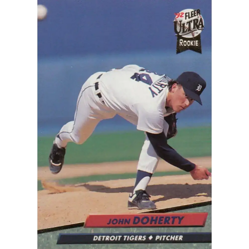 1992 Fleer Ultra #360 John Doherty NM-MT RC Rookie Detroit Tigers Baseball Card - Baseball Card Single
