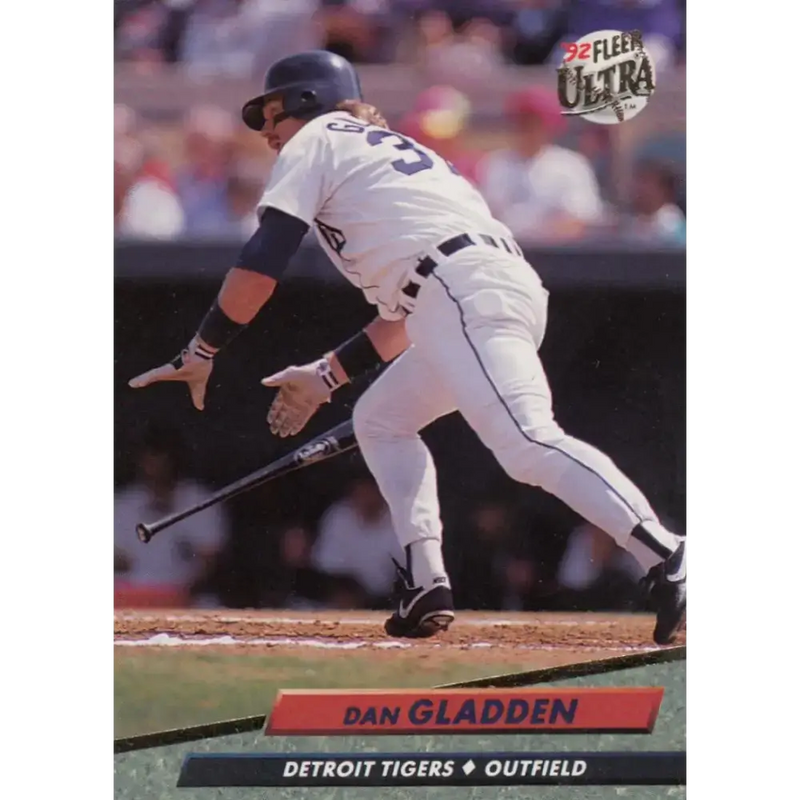 1992 Fleer Ultra #361 Dan Gladden NM-MT Detroit Tigers Baseball Card - Baseball Card Single