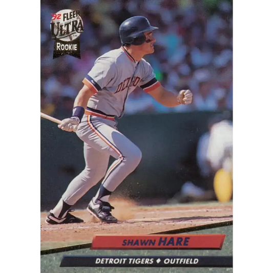 1992 Fleer Ultra #363 Shawn Hare NM-MT RC Rookie Detroit Tigers Baseball Card - Baseball Card Single