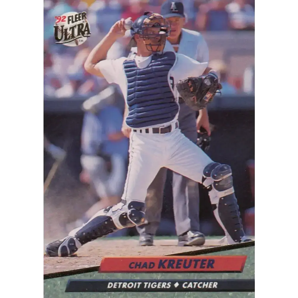 1992 Fleer Ultra #365 Chad Kreuter NM-MT Detroit Tigers Baseball Card - Baseball Card Single