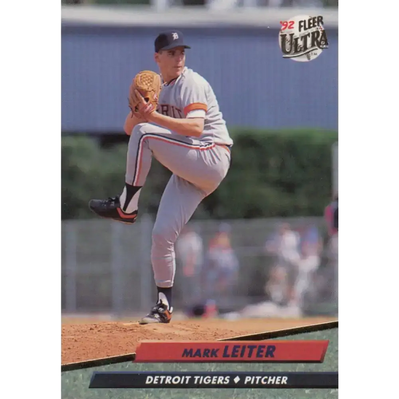 1992 Fleer Ultra #366 Mark Leiter NM-MT Detroit Tigers Baseball Card - Baseball Card Single