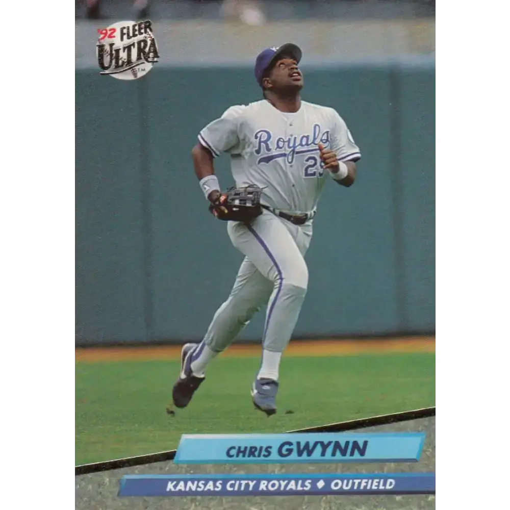 1992 Fleer Ultra #371 Chris Gwynn NM-MT Kansas City Royals Baseball Card - Baseball Card Single