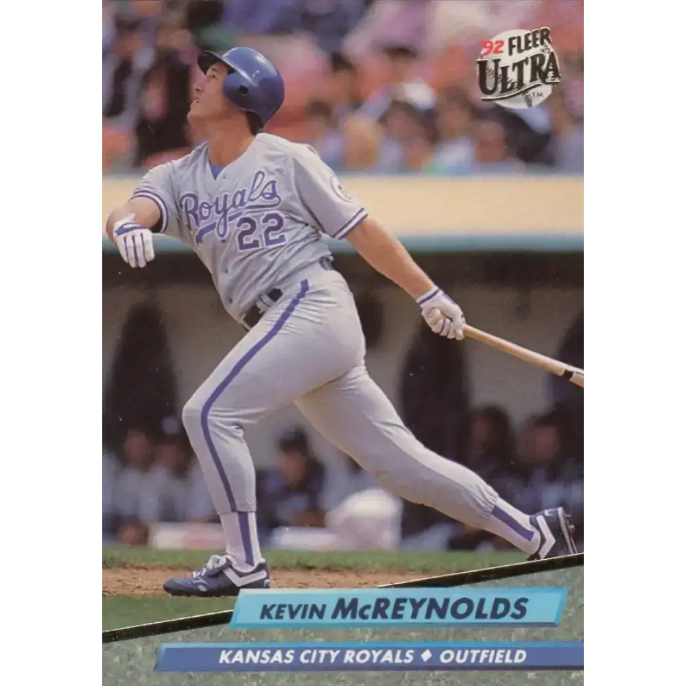 1992 Fleer Ultra #374 Kevin McReynolds NM-MT Kansas City Royals Baseball Card - Baseball Card Single