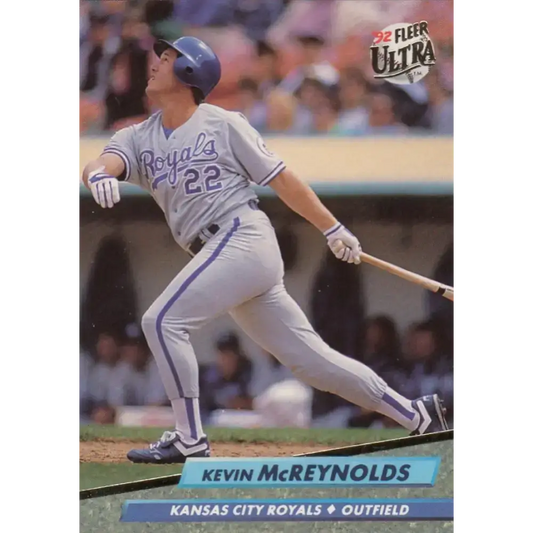 1992 Fleer Ultra #374 Kevin McReynolds NM-MT Kansas City Royals Baseball Card - Baseball Card Single