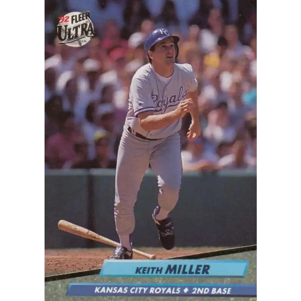 1992 Fleer Ultra #375 Keith Miller NM-MT Kansas City Royals Baseball Card - Baseball Card Single
