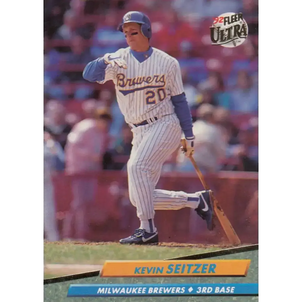 1992 Fleer Ultra #389 Kevin Seitzer NM-MT Milwaukee Brewers Baseball Card - Baseball Card Single