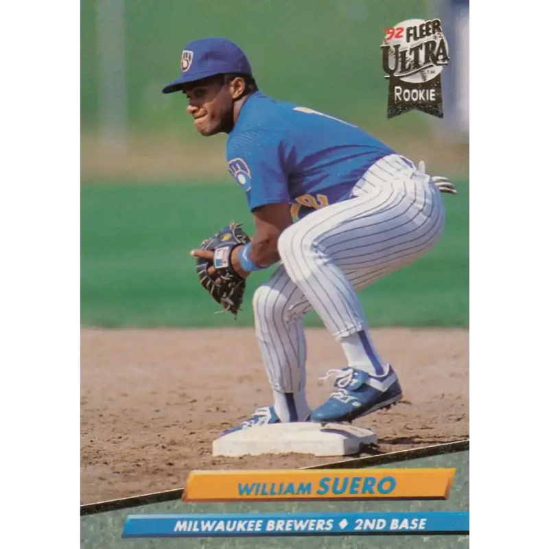 1992 Fleer Ultra #391 William Suero NM-MT Milwaukee Brewers Baseball Card - Baseball Card Single