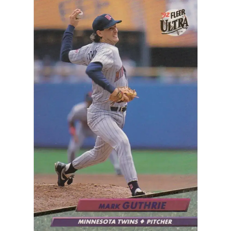 1992 Fleer Ultra #396 Mark Guthrie NM-MT Minnesota Twins Baseball Card - Baseball Card Single