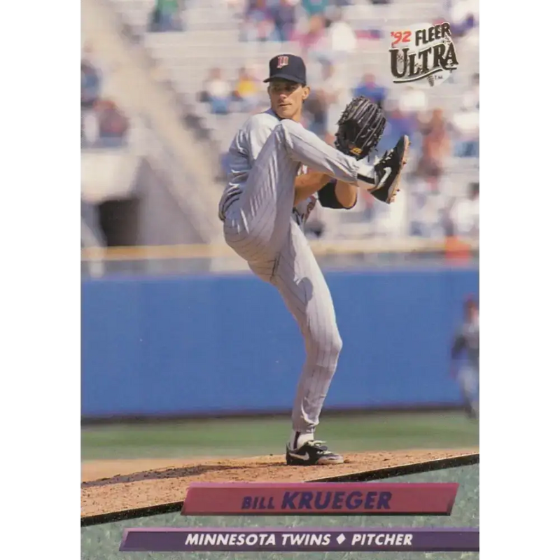 1992 Fleer Ultra #397 Bill Krueger NM-MT Minnesota Twins Baseball Card - Baseball Card Single