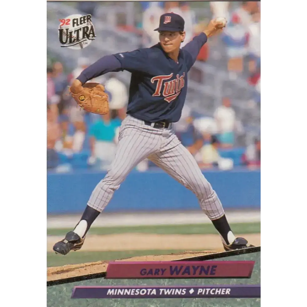 1992 Fleer Ultra #401 Gary Wayne NM-MT Minnesota Twins Baseball Card - Baseball Card Single