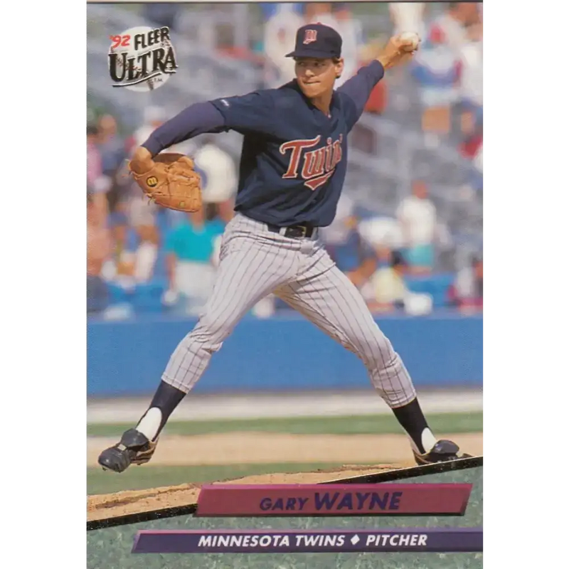 1992 Fleer Ultra #401 Gary Wayne NM-MT Minnesota Twins Baseball Card - Baseball Card Single
