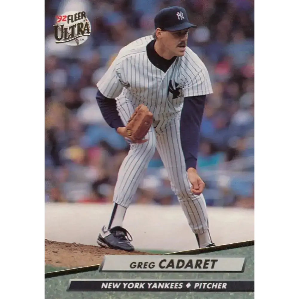 1992 Fleer Ultra #404 Greg Cadaret NM-MT New York Yankees Baseball Card - Baseball Card Single