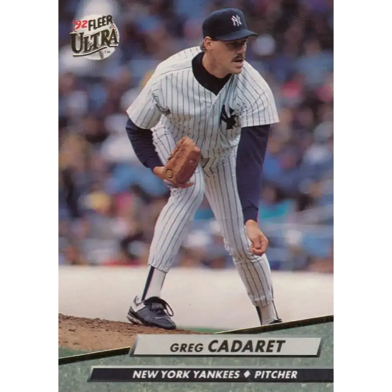 1992 Fleer Ultra #404 Greg Cadaret NM-MT New York Yankees Baseball Card - Baseball Card Single