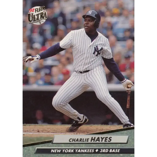 1992 Fleer Ultra #407 Charlie Hayes NM-MT New York Yankees Baseball Card - Baseball Card Single