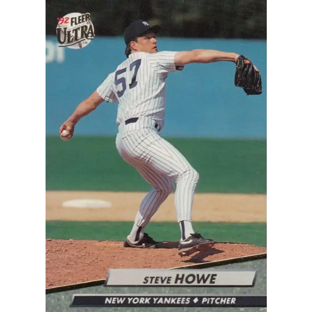 1992 Fleer Ultra #408 Steve Howe NM-MT New York Yankees Baseball Card - Baseball Card Single