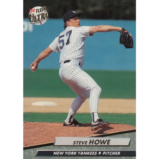 1992 Fleer Ultra #408 Steve Howe NM-MT New York Yankees Baseball Card - Baseball Card Single