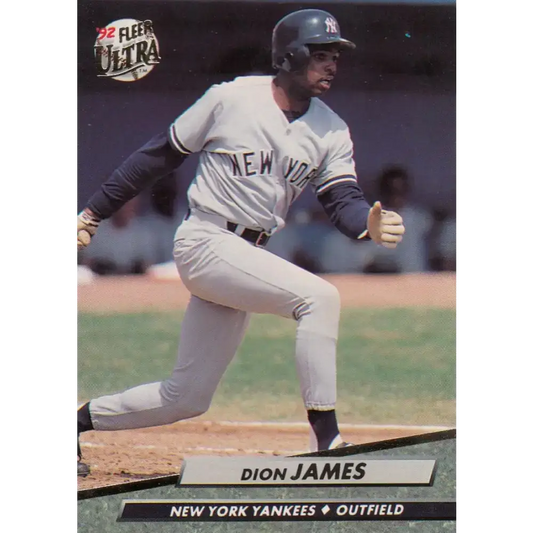 1992 Fleer Ultra #409 Dion James NM-MT New York Yankees Baseball Card - Baseball Card Single