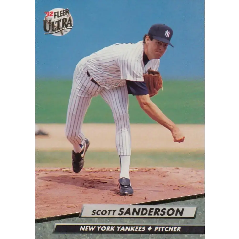 1992 Fleer Ultra #414 Scott Sanderson NM-MT New York Yankees Baseball Card - Baseball Card Single