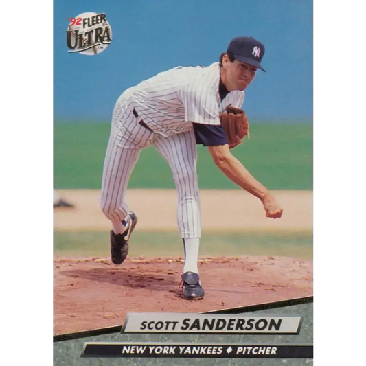 1992 Fleer Ultra #414 Scott Sanderson NM-MT New York Yankees Baseball Card - Baseball Card Single